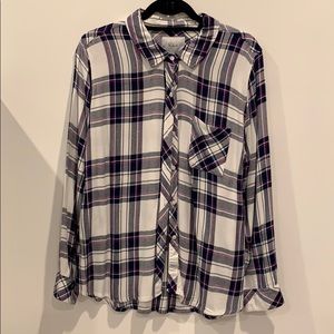 Rails button down